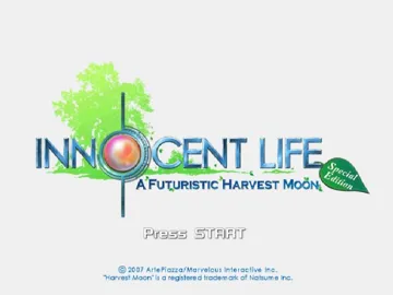 Innocent Life - A Futuristic Harvest Moon - Special Edition screen shot title